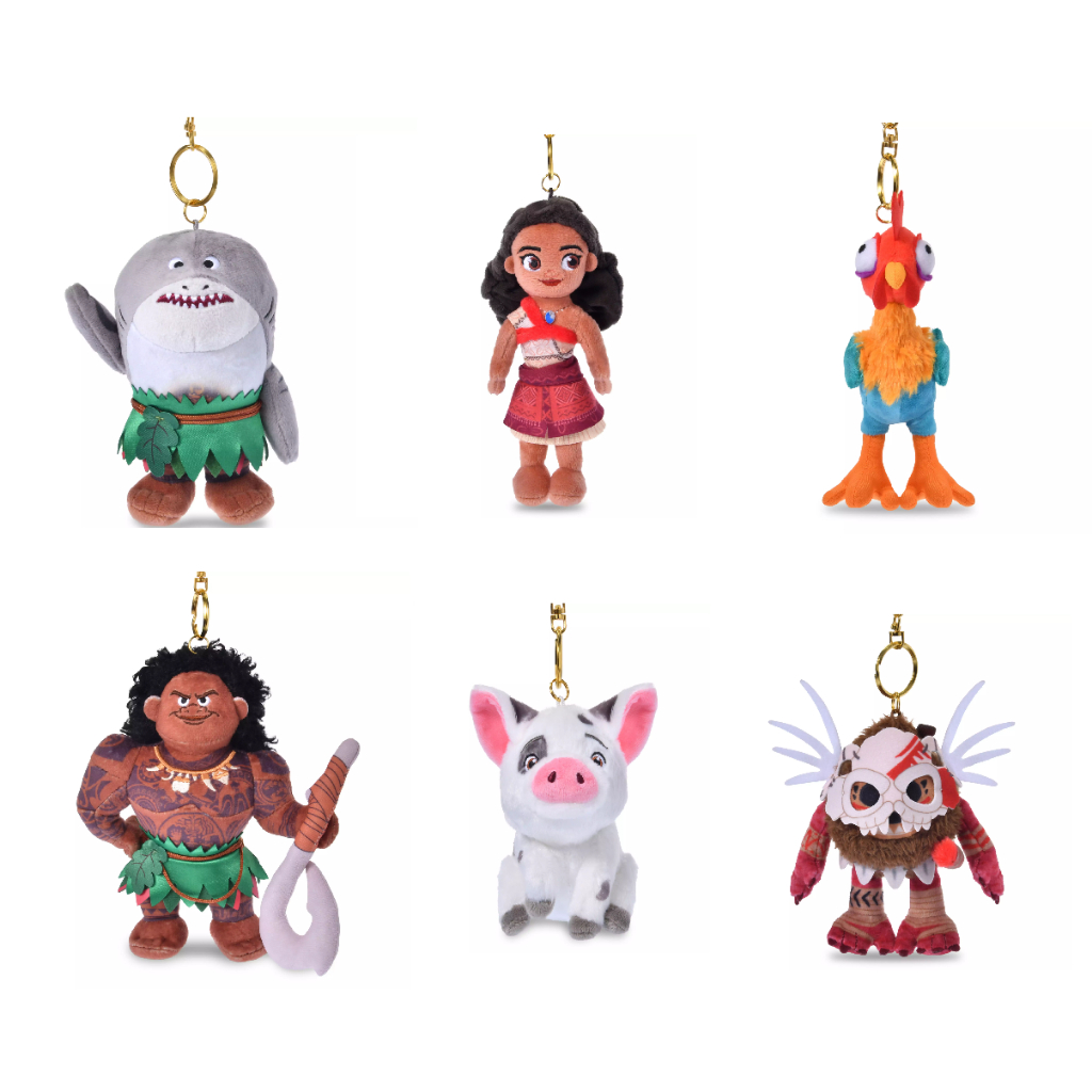 [Direct from Japan] Disney Plush Keychain  Moana 2 Series Japan NEW Disney Store
