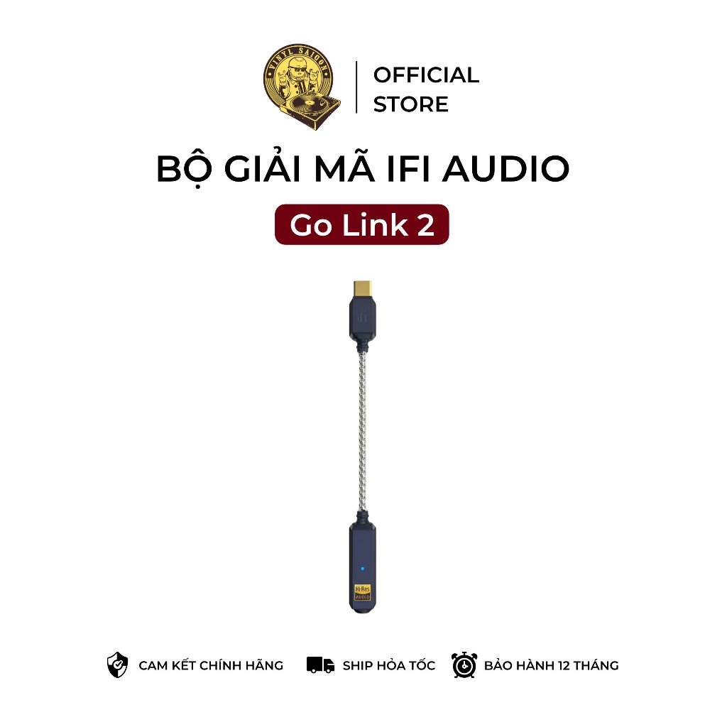 Bộ giải mã dac/amp iFi Go Link 2 - Bảo hành 12 tháng
