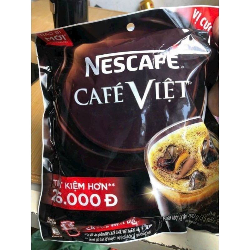 Nescafe CAFE VIỆT 35GÓI X 16G tặng ( tùy đợt)