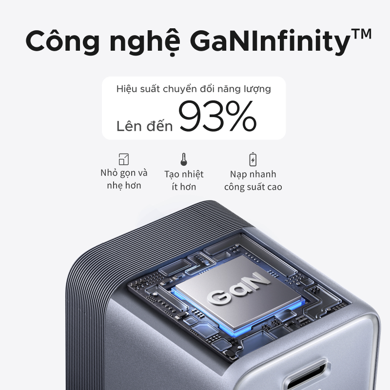 【45W Mini】UGREEN 45W Nexode Air GaN Sạc Nhanh USB-C Sạc Tường, Bộ Sạc Màu Xám Cho iPhone 17 Pro Max Samsung S26 Ultra | BigBuy360 - bigbuy360.vn