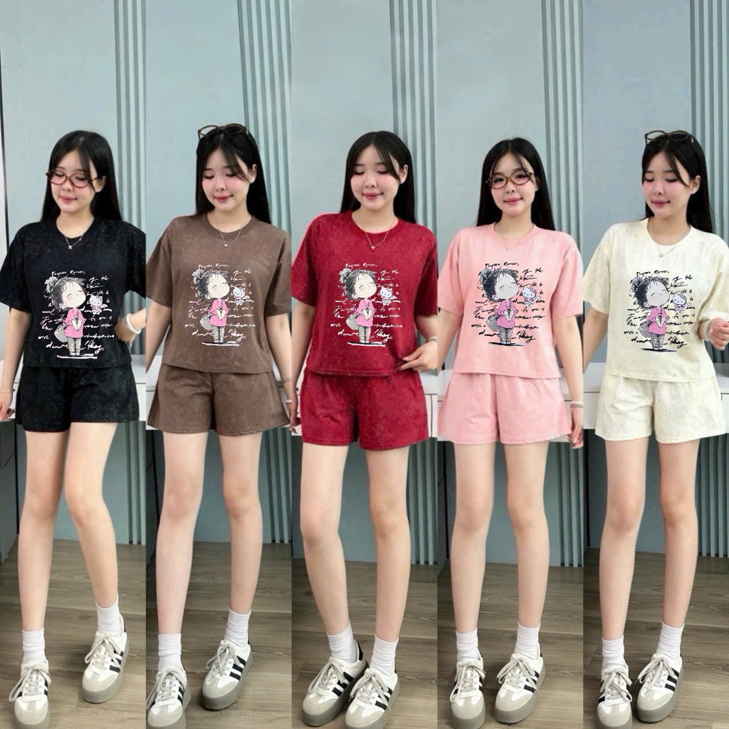 Bộ Short Cotton Candy