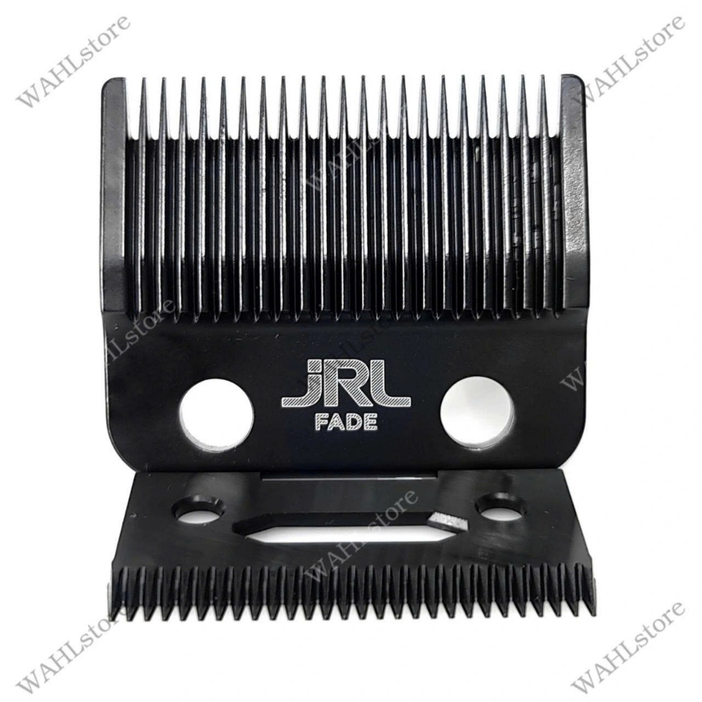Bộ Lưỡi Tông Đơ JRL ONYX FADE Black Chuẩn Mỹ - Lưỡi đơn chuyên hớt lược đi khung phá tóc hỗ trợ fade