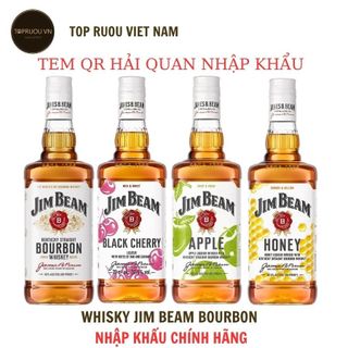 [Top Ruou] Whisky Mỹ Jim Beam Chính Hãng 700ml