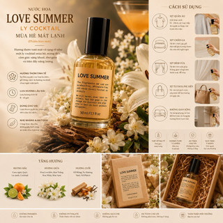 NƯỚC HOA LOVE SUMMER - LY COCKTAlL MÙA HÈ MÁT LẠNH (Phiên bản mới)