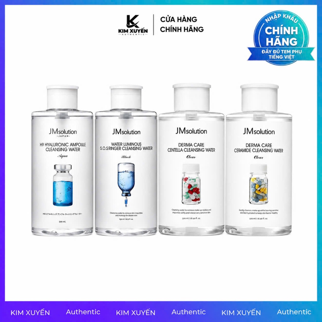 Nước tẩy trang JM SOLUTION Cleansing Water 500ml/850ml - Skincare