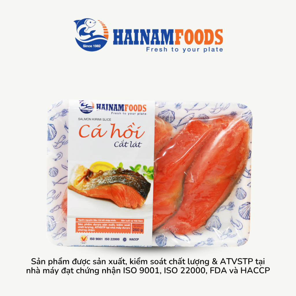 Cá hồi cắt lát Hải Nam Foods 250g