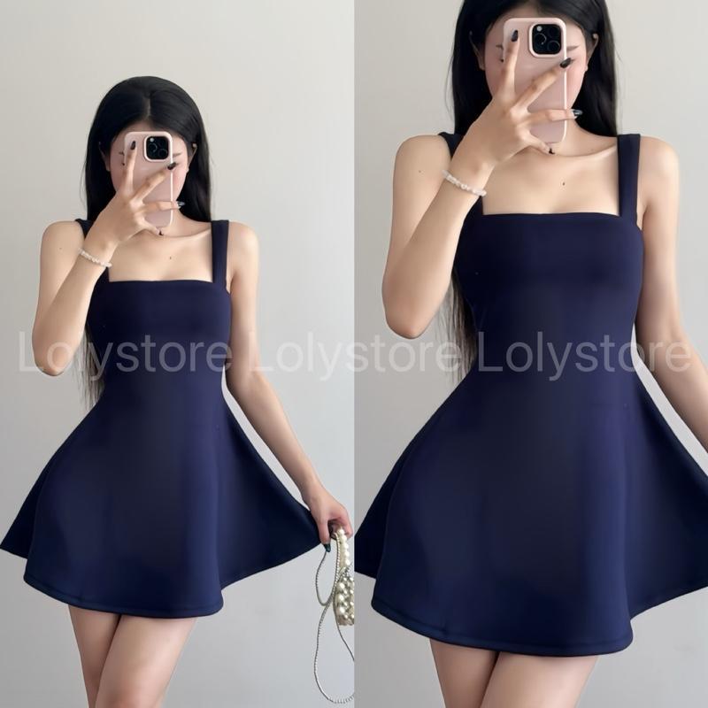 Đầm body nữ dáng ngắn chất Umi mịn mát kiểu dáng đơn điệu sang chảnh Lolystore dress women XY749 | BigBuy360 - bigbuy360.vn