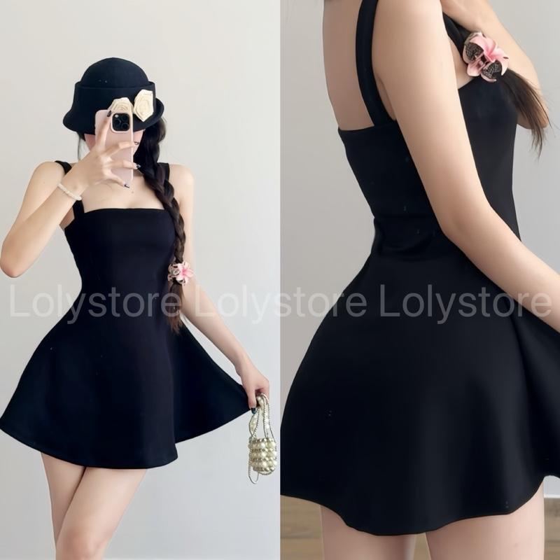 Đầm body nữ dáng ngắn chất Umi mịn mát kiểu dáng đơn điệu sang chảnh Lolystore dress women XY749 | BigBuy360 - bigbuy360.vn