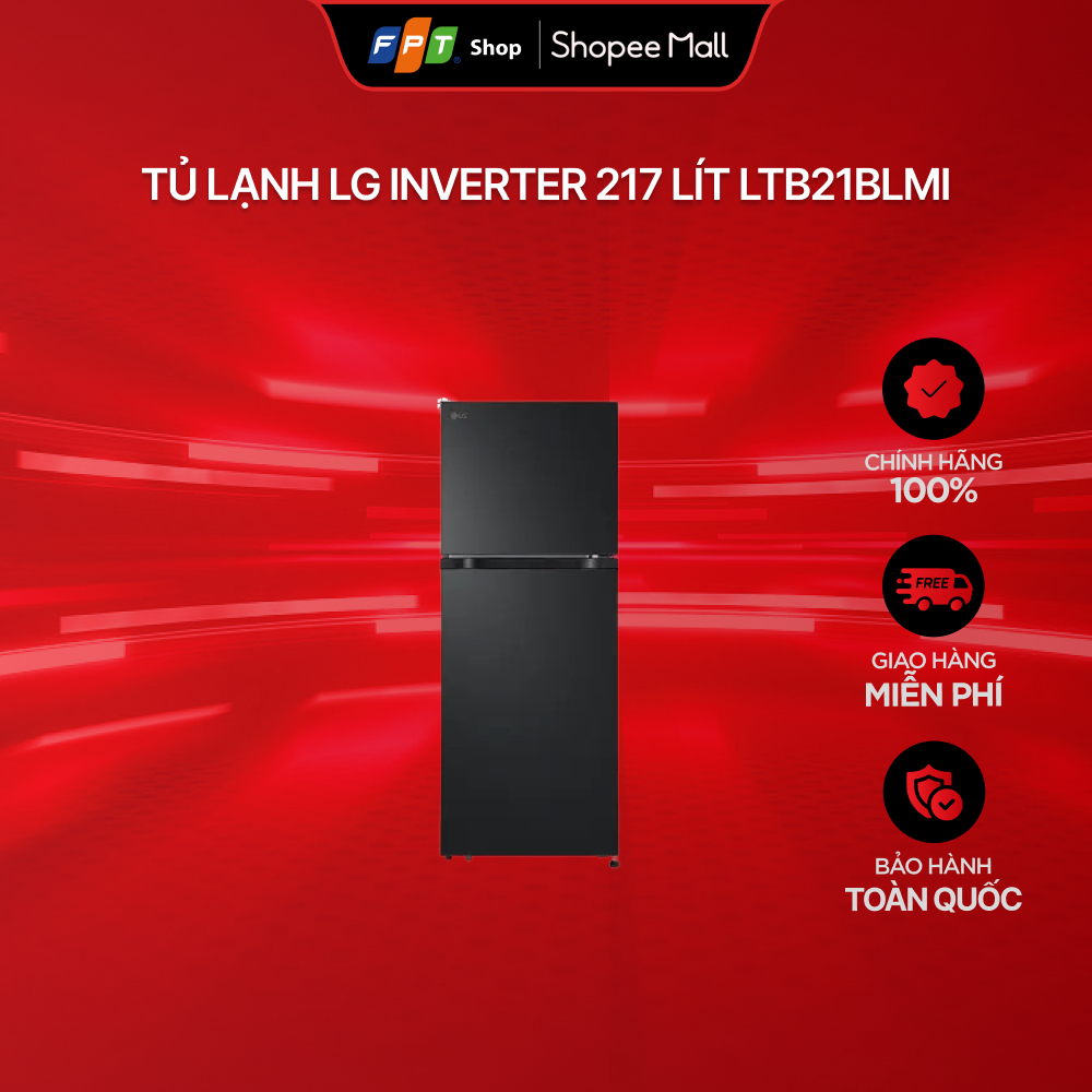 Tủ lạnh LG Inverter 217 lít LTB21BLMI