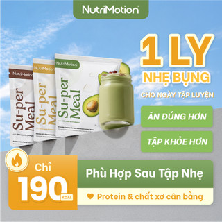[Dành cho Gymmer, Người tập luyện] Bột sữa lắc Super Meal - Bữa Ăn Sau Tập Nhanh Gọn, Đủ Chất, Phục Hồi Năng Lượng