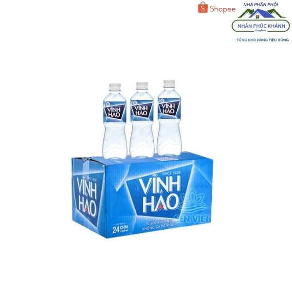 [1 Thùng/ 24 Chai] Nước Suối Vĩnh Hảo 500Ml (MT:VH028)_00130_00131 (Xanh dương)