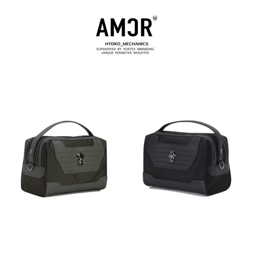 Túi Cầm Tay Golf AMAZINGCRE Hàn Quốc Chính Hãng | AMAZINGCRE Fine Liner Pounch | Túi Clutch 2 Ngăn C