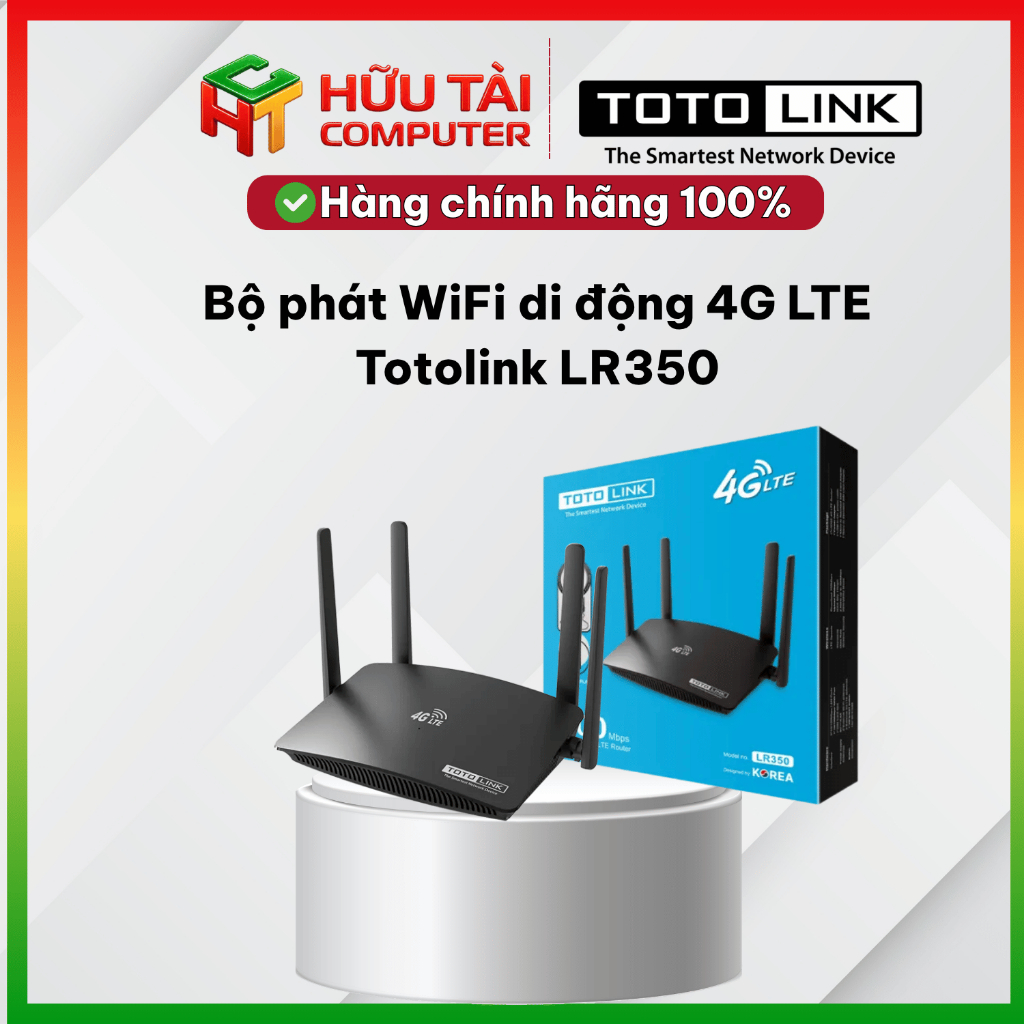Bộ phát WiFi di động 4G LTE Totolink LR350
