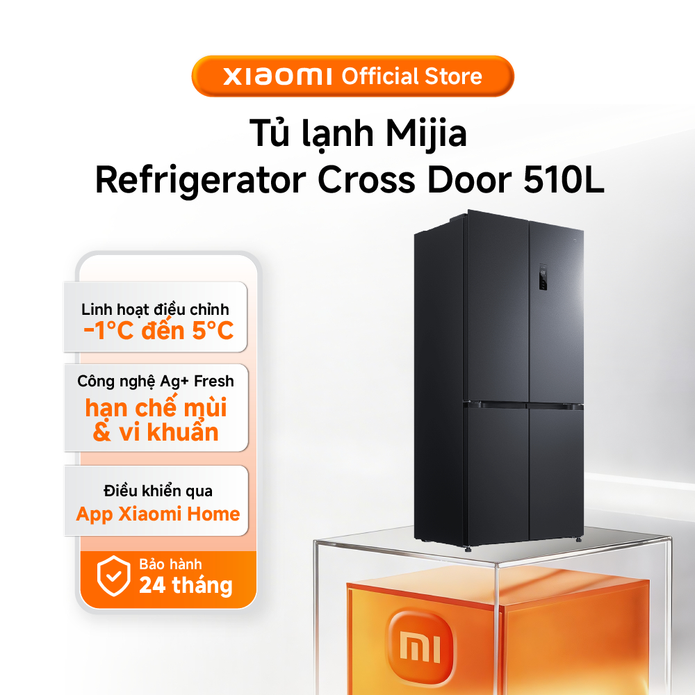 [New] Tủ lạnh Xiaomi Mijia 510L｜-1°C đến 5°C* vùng nhiệt độ có thể điều chỉnh | Bảo hành 2 năm