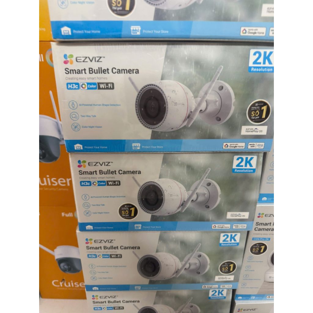 Camera Bullet EZVIZ H3c Color 2K Chính Hãng