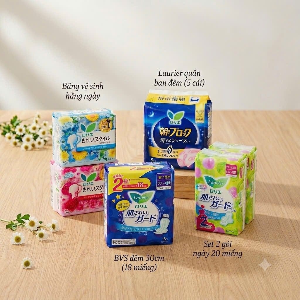 Băng vệ sinh Laurier Nhật Bản