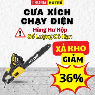 [HÀNG HƯ HỘP]  Máy Cưa Điện Cầm Tay HUTER|220V-1.500W|Cưa Xích Gỗ, Cắt Cây Nhanh, Có Bôi Trơn Tự Động,BH 12 Tháng.