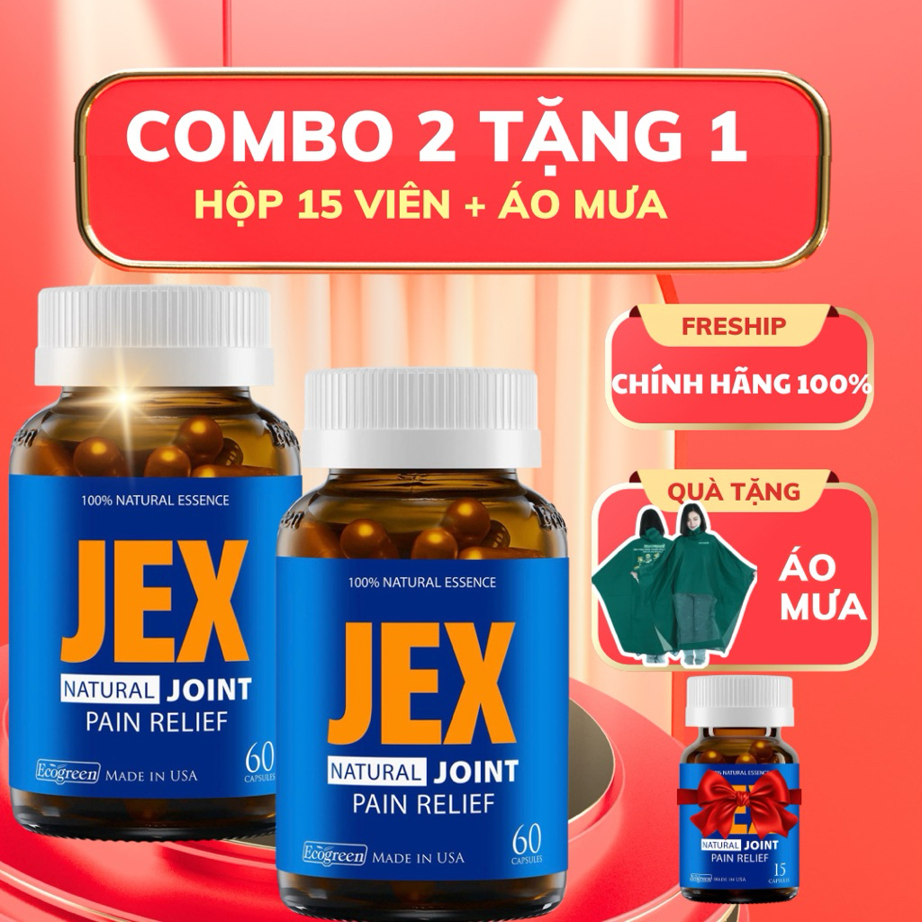 ✅( còn tem tích điểm ) JEX MAX 60 VIÊN