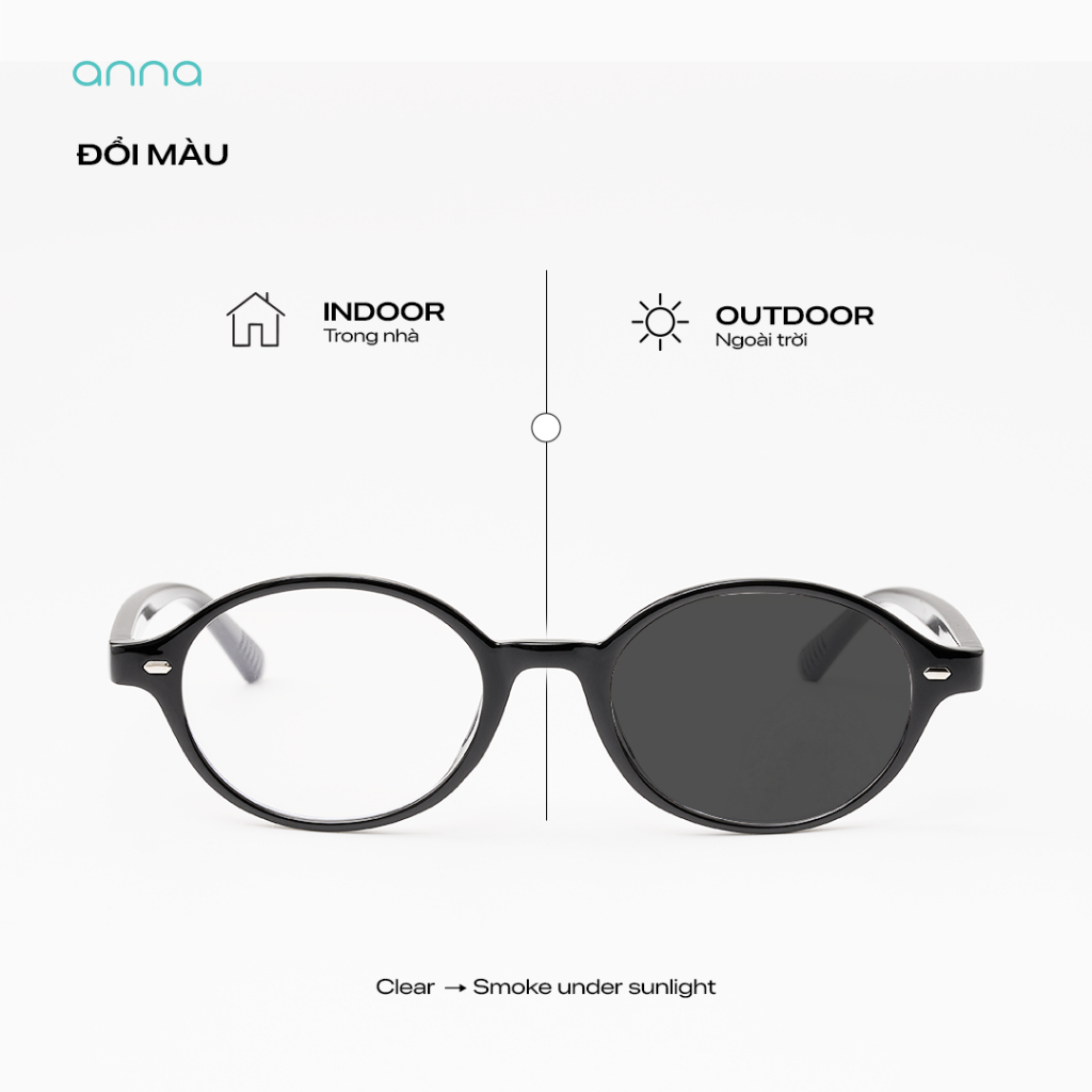 Gọng kính cận thời trang nam nữ ANNA chất liệu nhựa cao cấp dáng oval unisex cá tính OL 38031 | BigBuy360 - bigbuy360.vn