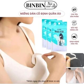 Miếng dán cố định quần áo chống tuột, băng dính chống lộ siêu dính chắc chắn 0137