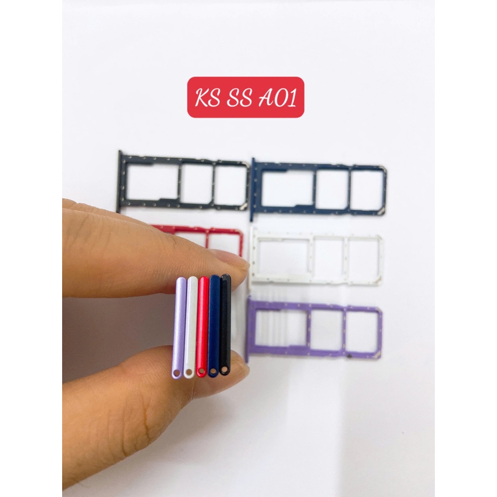 Khay đựng sim samsung a01, khay để sim, khay sim sam sung a015, tray sim, sim holder ss a01.