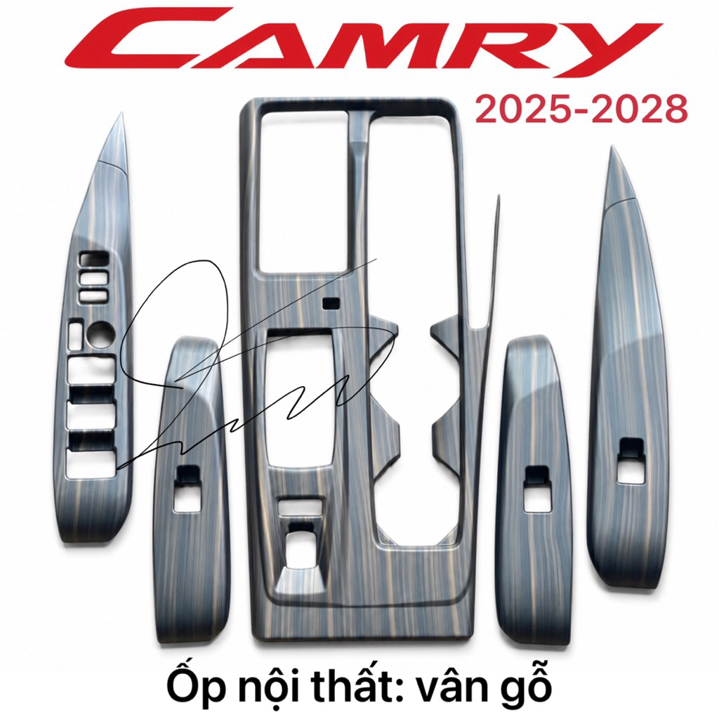 Ốp nội thất xe Camry 2.0Q HEV Top Mid 2025 2026 2027 2028 cao cấp
