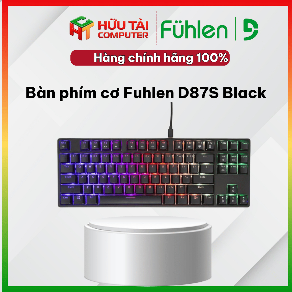 Bàn phím cơ Fuhlen D87S Black Blue