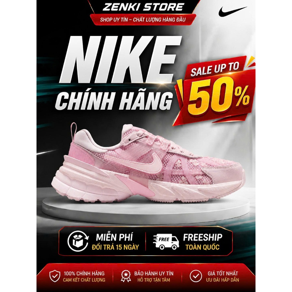 [ZENKI - Chính hãng] Giày Nike V2K Run 'Pink Foam'