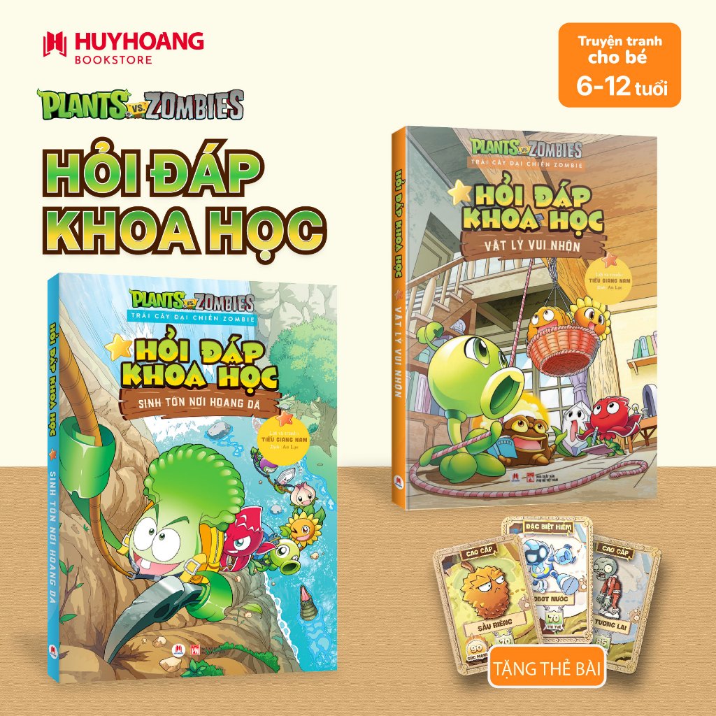 Sách-Plants vs Zombies Hỏi đáp khoa học:Động vật lưỡng cư,Sinh tồn nơi hoang dã, PvZ