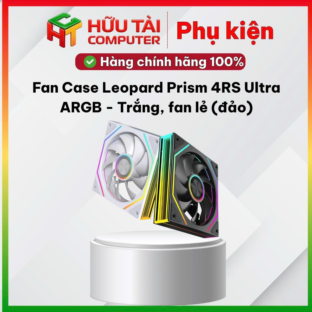 Fan Case Leopard Prism 4RS Ultra ARGB - Trắng, Đen, fan lẻ (đảo)