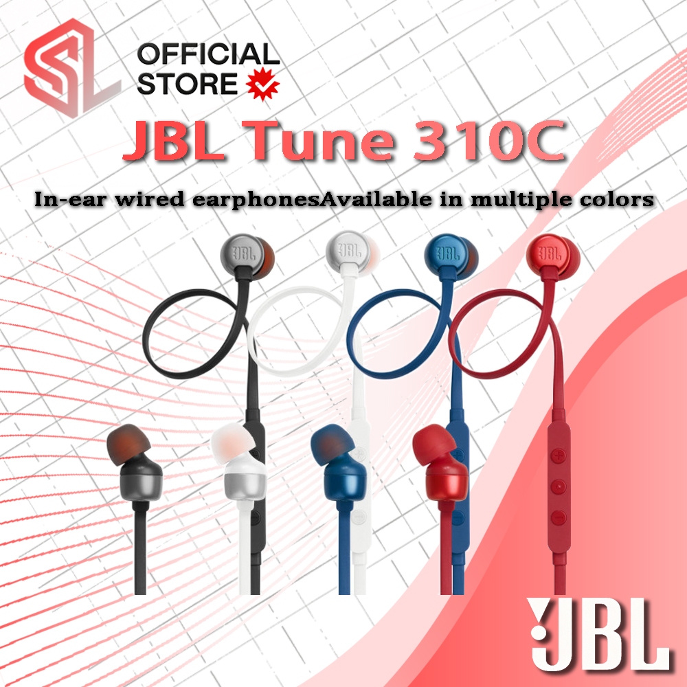 Tai nghe JBL TUNE 310C loại cáp Type-C, có mic và điều khiển dây, chất lượng cao