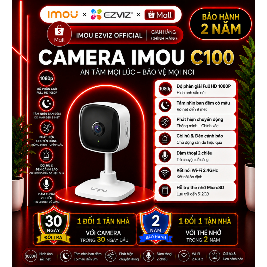 Camera TAPO TC70, C222, C216, C100 ,camera wifi xoay 360 theo chuyển động đàm thoại 2 chiều, cảnh bá