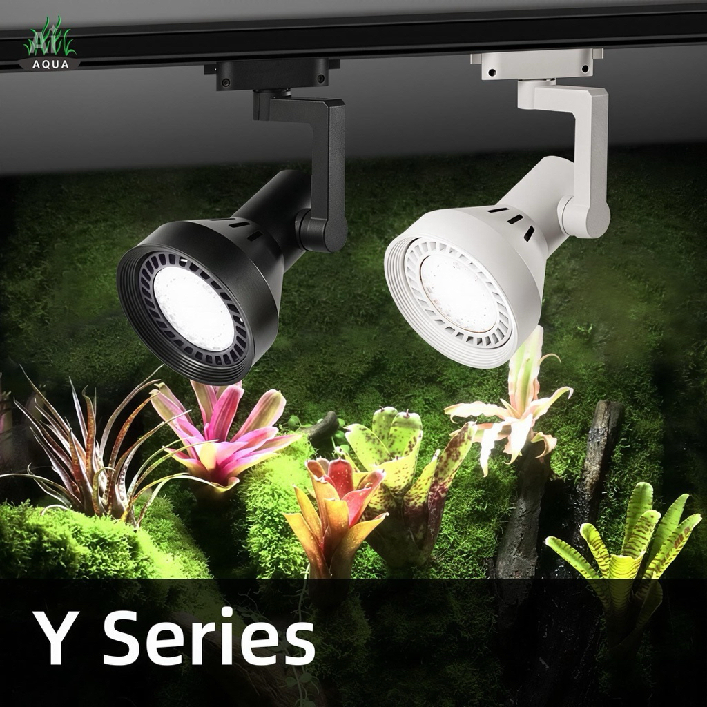 Đèn rọi ray WRGB lắp ray Week Aqua Y30 bể thủy sinh, bán cạn, tiểu cảnh, cây trong nhà