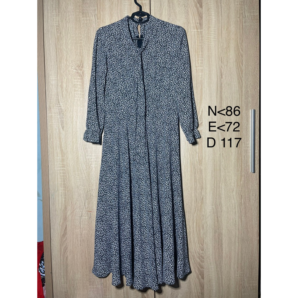 Đầm hoa dáng dài kiểu dáng tiểu thư (M45)