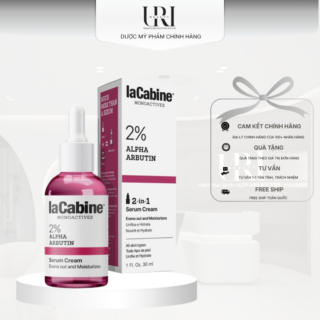 [Công Ty] LACABINE 2% Alpha Arbutin Serum Cream – Kem Serum Dưỡng Da 30ml