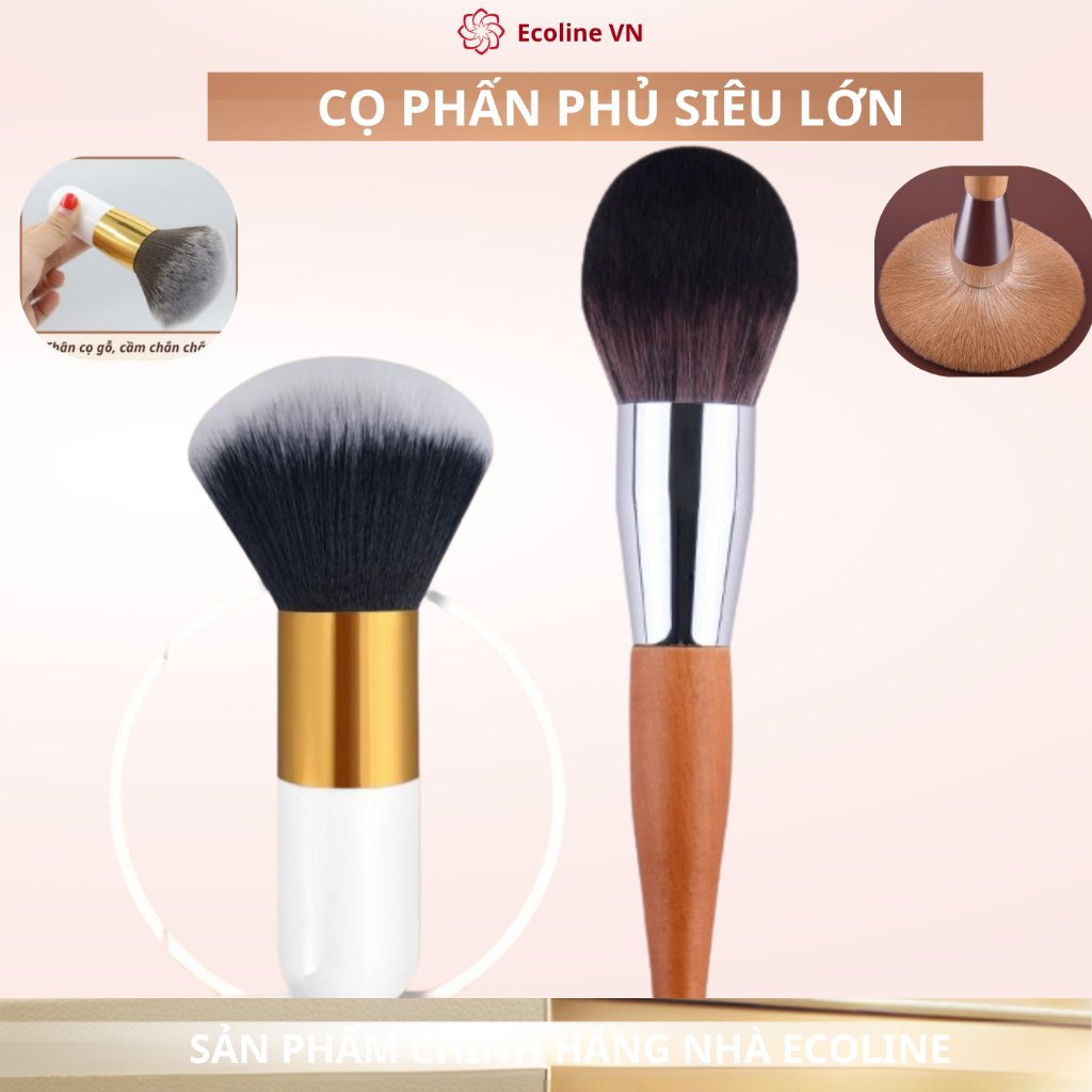 Ecoline  cọ phấn phủ má hồng size lớn cọ trang điểm đơn phiên bản mới 2026