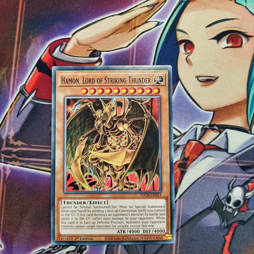 Thẻ bài Yugioh chính hãng | Hamon, Lord of Striking Thunder | Common