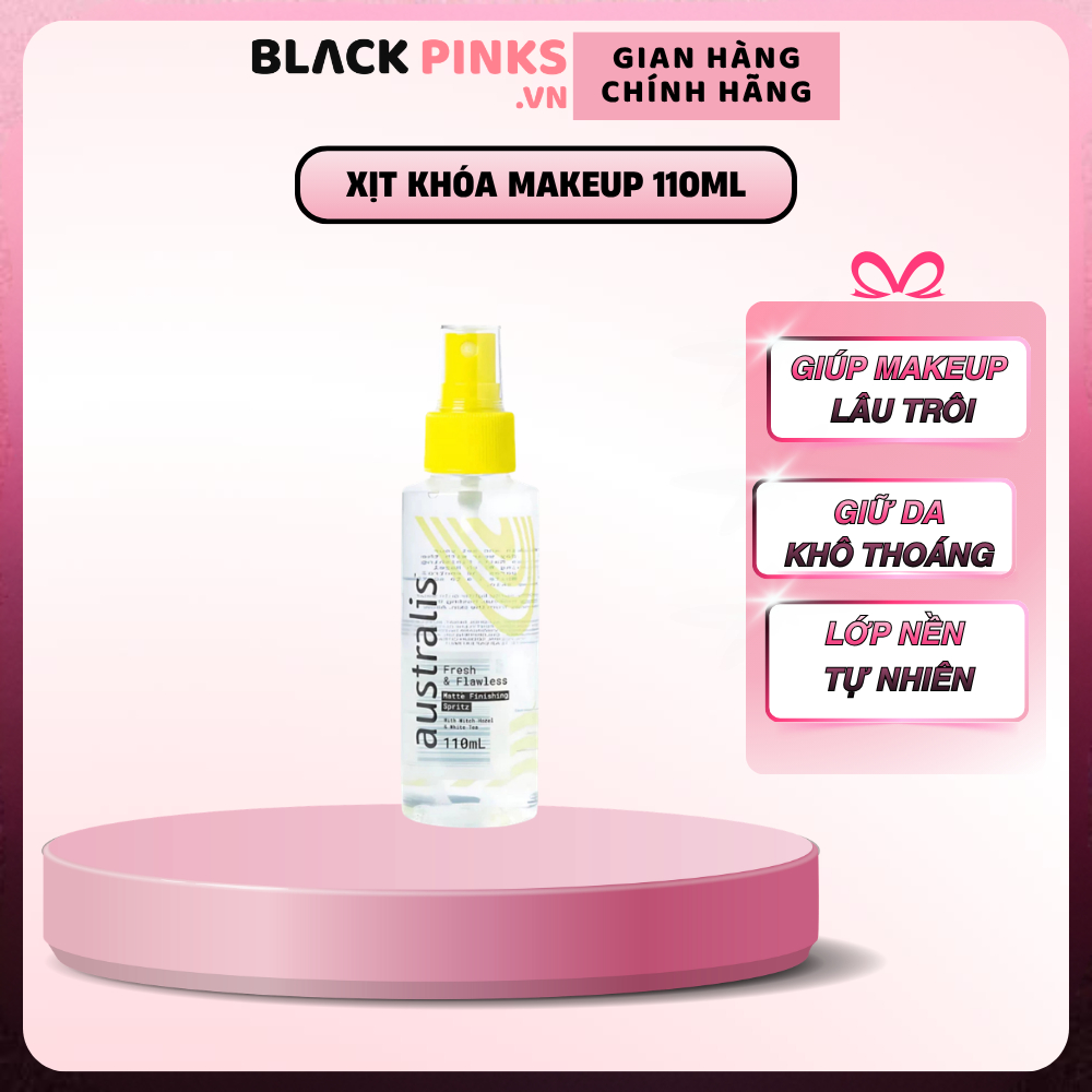Xịt giữ makeup Australis dạng lì lâu trôi, không lem 110ml