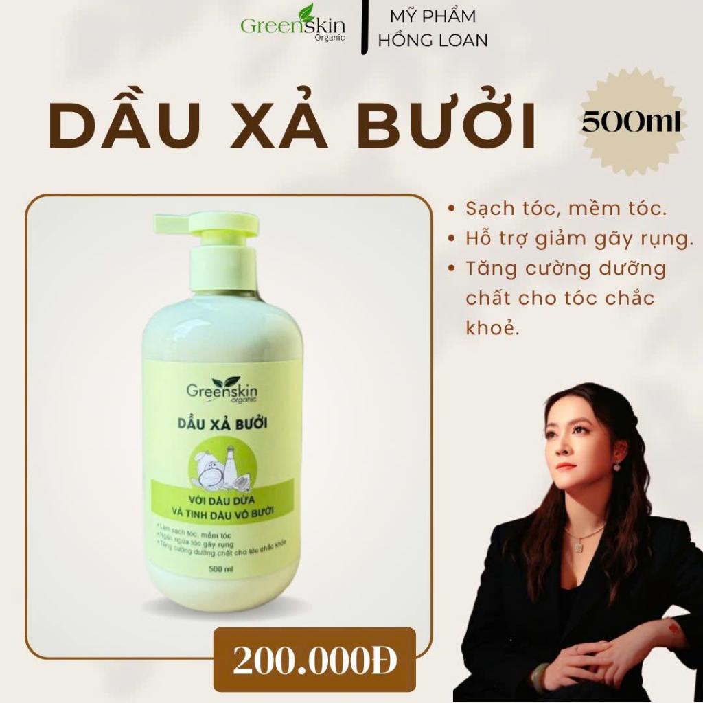 Dầu Xã Bưởi Thảo Mộc - GreenSkin Organic - Mỹ Phẩm Hồng Loan - Hồng Loan