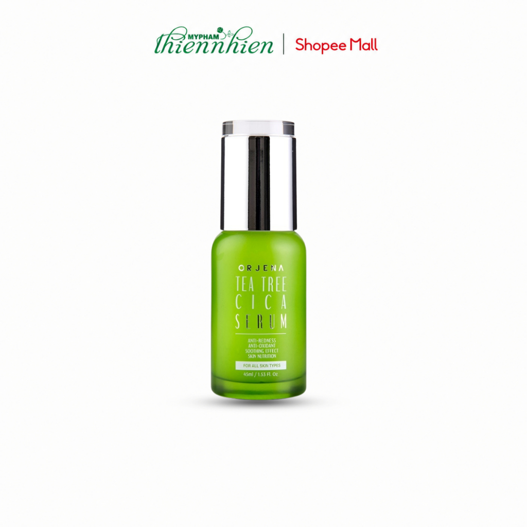 Tinh Chất Orjena Tràm Trà & Rau Má 45ml – Serum Làm Dịu Da, Hỗ Trợ Da Dầu Mụn, Phục Hồi Da
