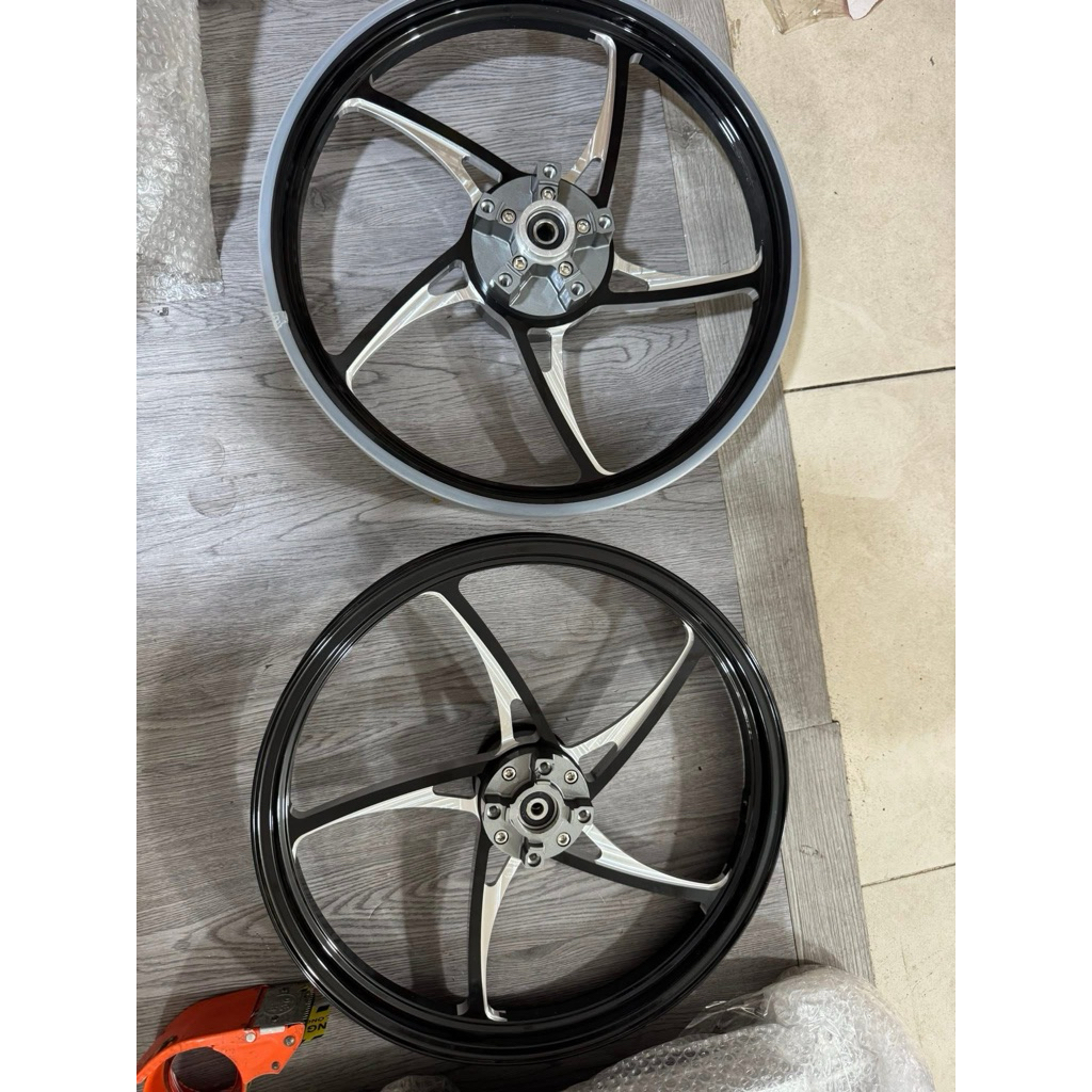 Mâm X5 CNC ENKEI đóng cùi nguyên khối gắn zin 150/155.Nhận chế mọi dòng xe