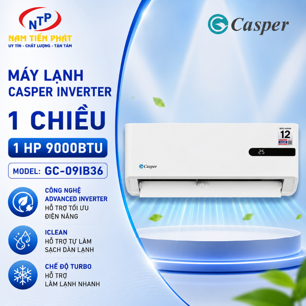 Điều hòa Inverter ProAir 1 chiều 1HP GC-09IB36