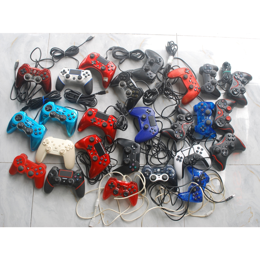 Combo 25 tay cầm cổng USB từ ps1-ps5 có đủ