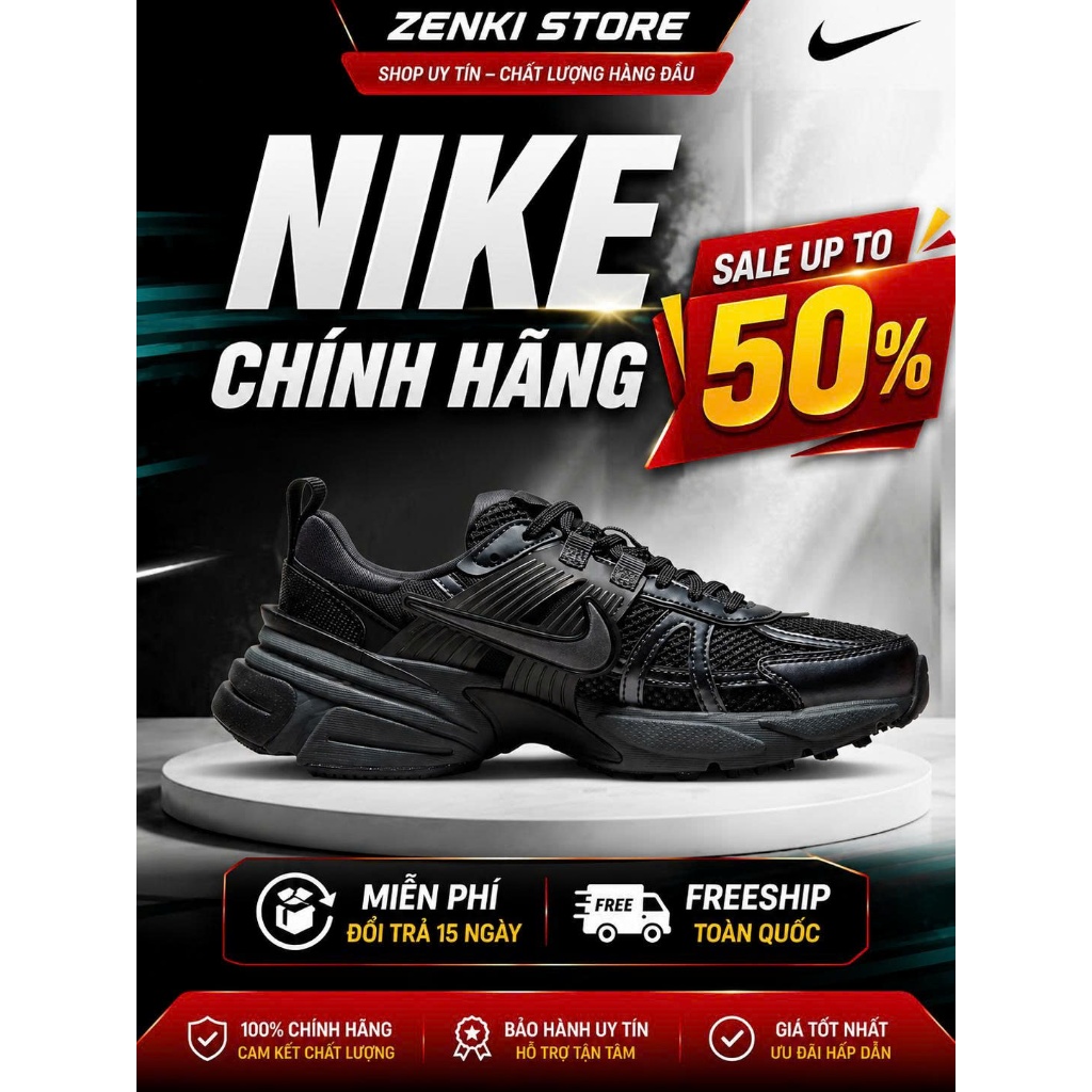 [ZENKI - Chính hãng] Giày Nike V2K Run 'Black Anthracite'