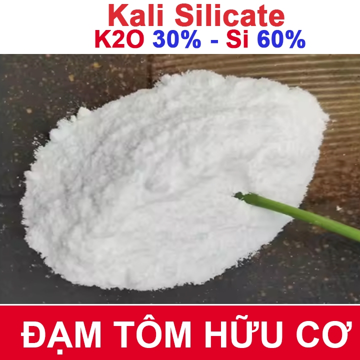 Kali Silic K2SiO3 1Kg Cao Cấp – Dưỡng Lá Xanh, Chống Cháy Lá Hiệu Quả