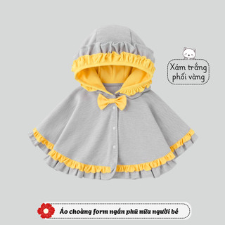 Dài Áo Phũ Nữa Người Bé / Áo Khoác Choàng Cho Bé Trai Và Gái