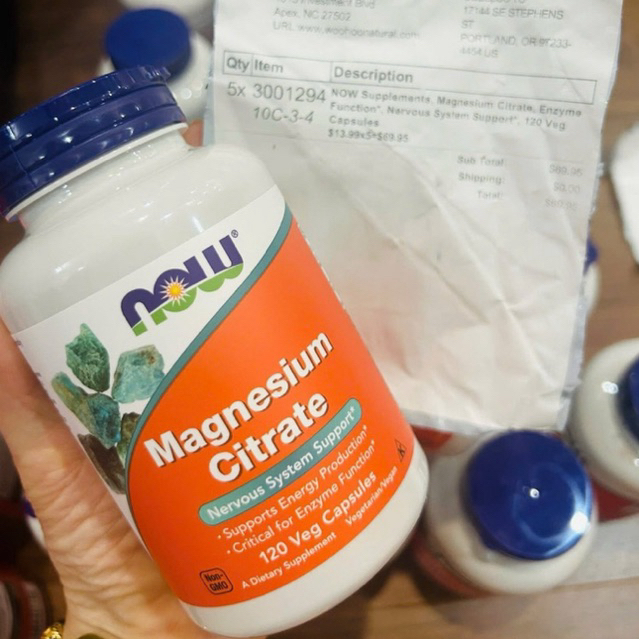 Viên uống bổ sung Magie Citrate 400mg 180 viên