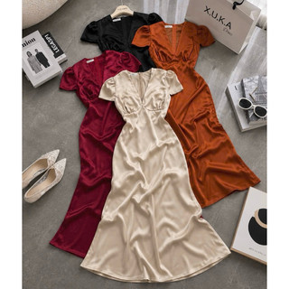 ĐẦM MAXI BÈO 2 DÂY