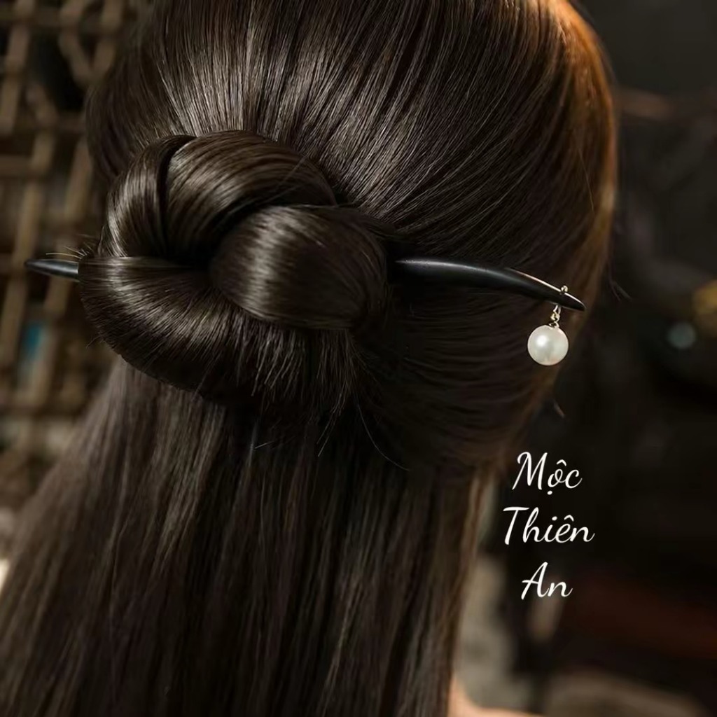 Trâm Cài Tóc Ngọc Treo Đơn Mộc Thiên An