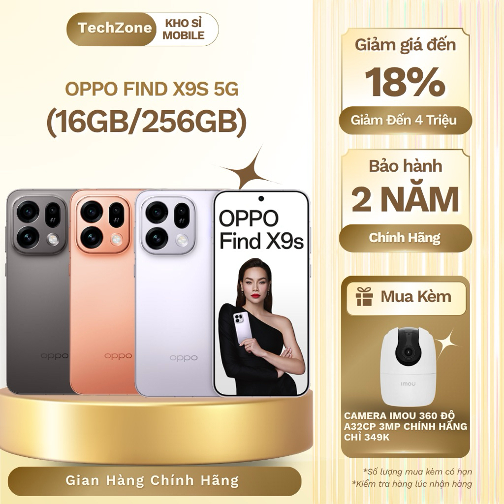 OPPO Find X9S 5G (12GB/256GB) Hàng Chính Hãng Nguyên Seal, BH 2 Năm | BigBuy360 - bigbuy360.vn